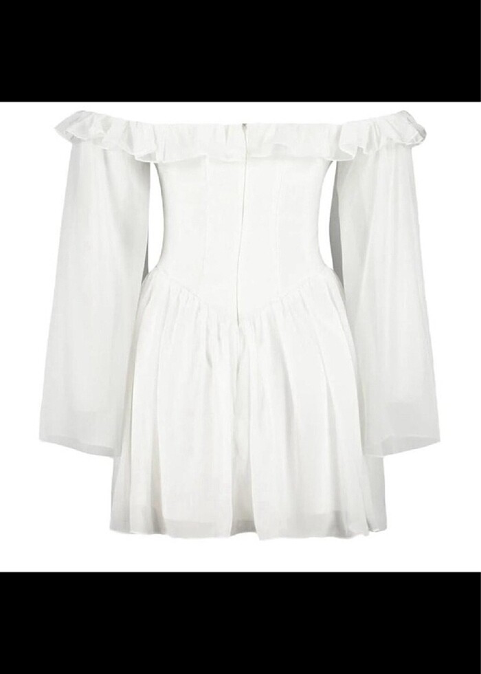 Beyaz abiye - Görsel 3