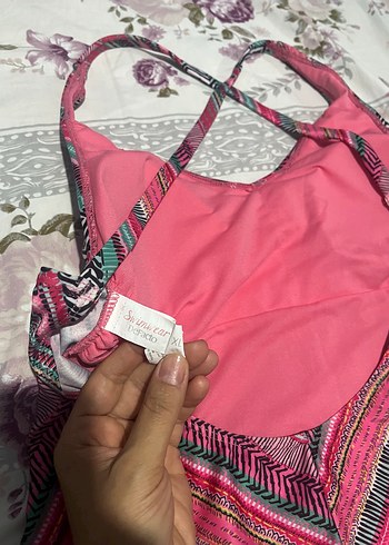 xl Beden çeşitli Renk Bohem Çok Renkli Uzun Drapeli Kadın Mayo