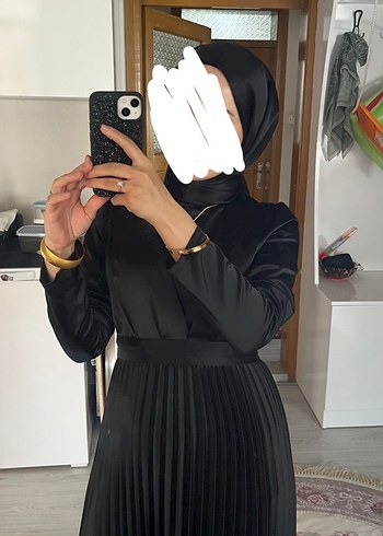 Abiye Siyah tesettür abiye
