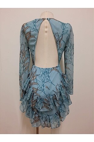 Zara Asimetrik Mini Elbise