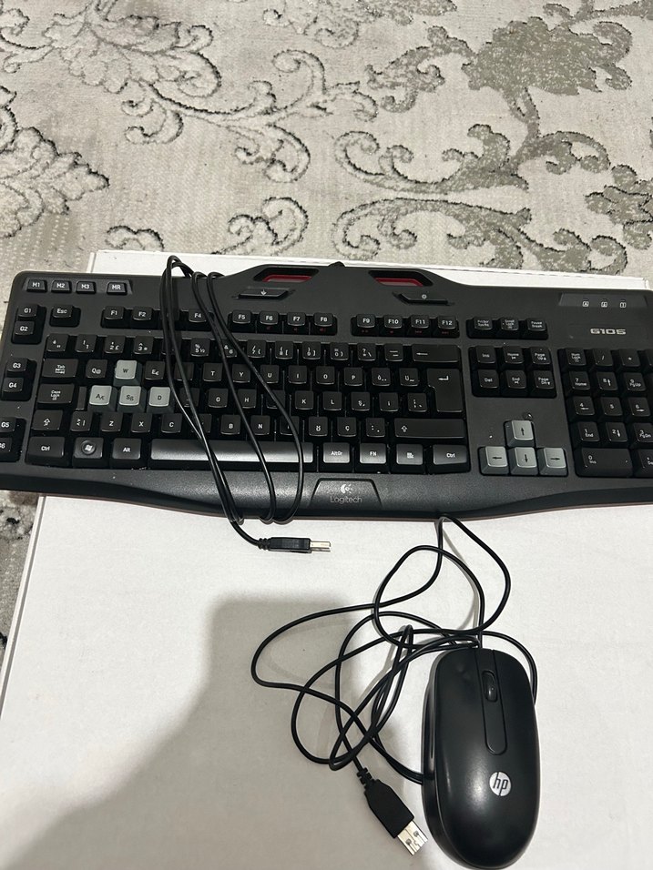 Kablolu Siyah Klavye ve Mouse Seti - Görsel 2