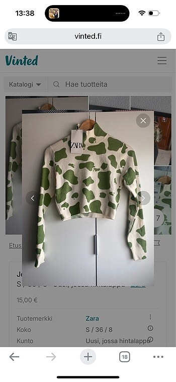 Zara crop