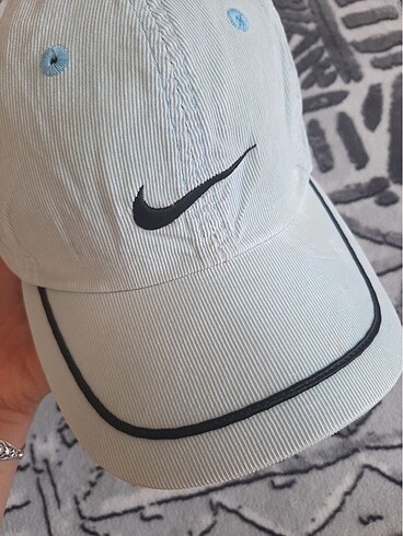  Beden mavi Renk Nike Kadife Kumaş Şapka