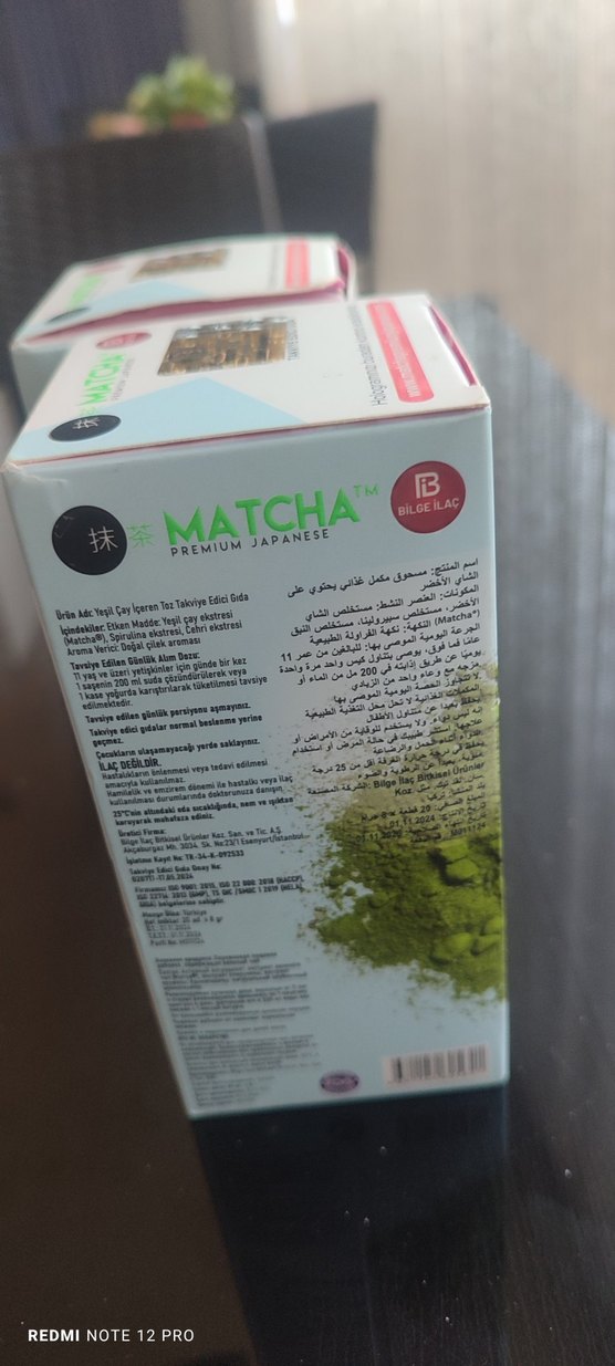 Yeşil Çay Spirulina Tozu kabızlık giderici - Görsel 2