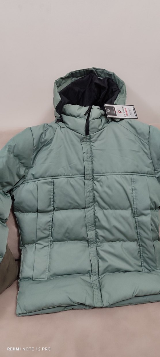 yeşil erkek Kışlık Fermuarlı Mont - Görsel 3