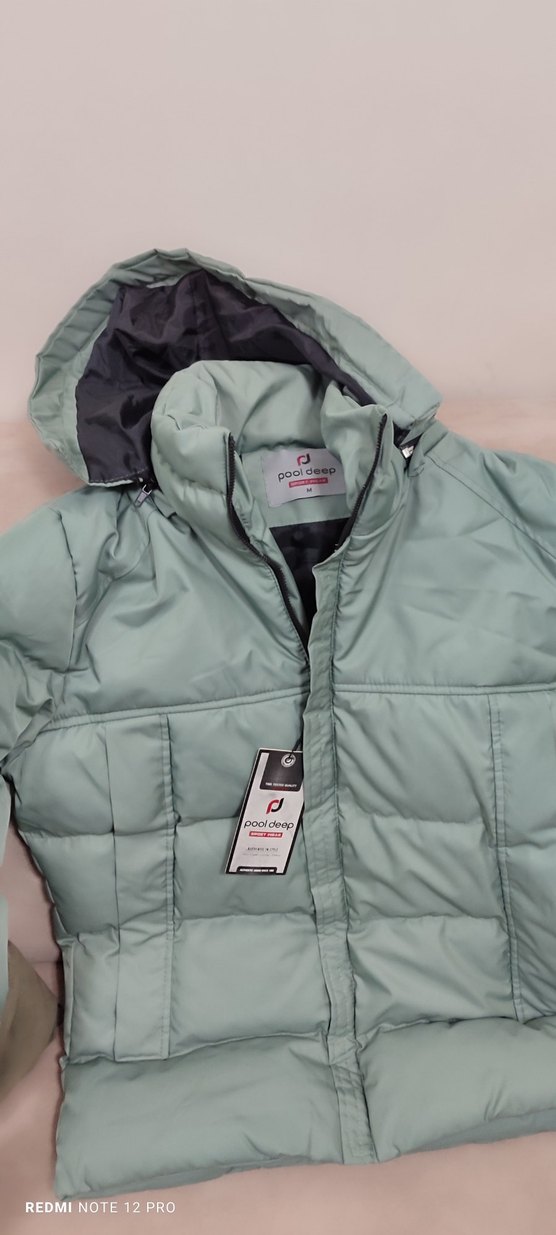 yeşil erkek Kışlık Fermuarlı Mont - Görsel 2