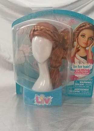 Satildi.Liv marka Barbie tarzı model bebek peruğu.