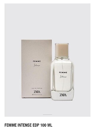 Zara Femme Intense 100ml parfüm.