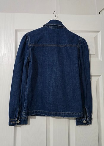 xs Beden mavi Renk Düğmeli Lacivert Kadın Denim Gömlek