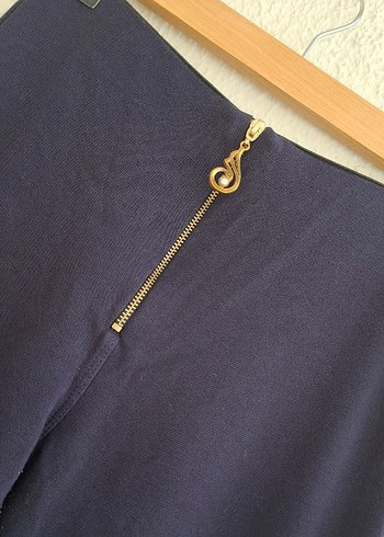 Kadın Lacivert Fermuarlı Tayt - Görsel 3