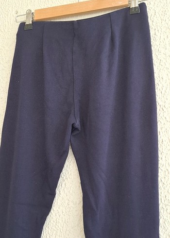 Kadın Lacivert Fermuarlı Tayt - Görsel 5