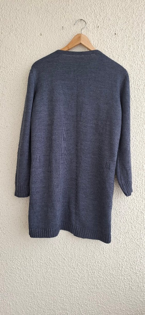 Örgü Midi Kadın Hırka - Görsel 4