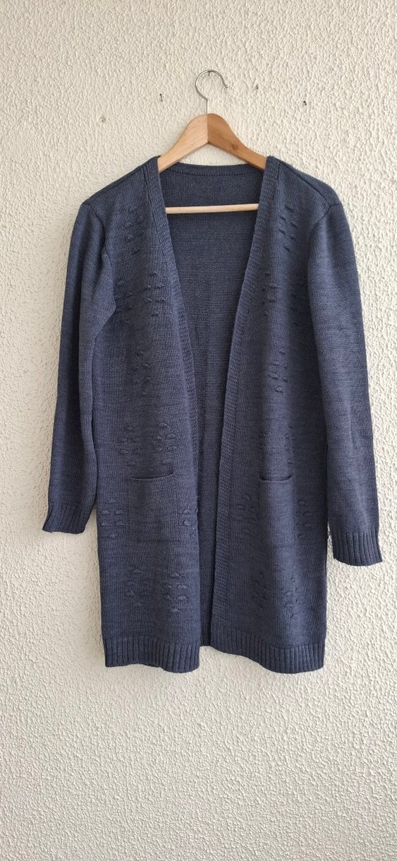 Örgü Midi Kadın Hırka - Görsel 2