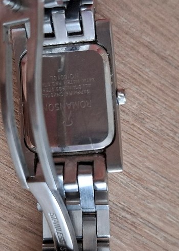 Klasik Gri Taşlı Kadın Saati - Görsel 5