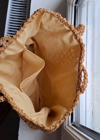 El Örgüsü Hasır Kadın Çanta - Görsel 8