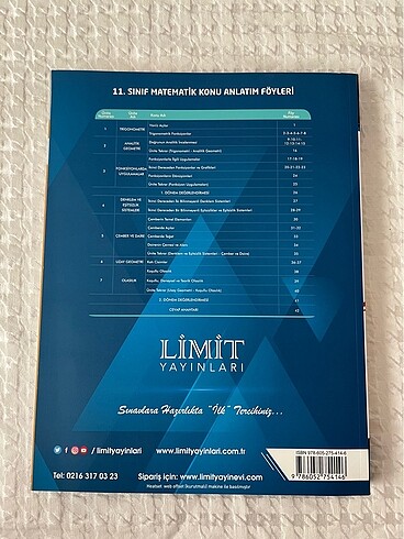 11.Sınıf Matematik Konu Anlatım
