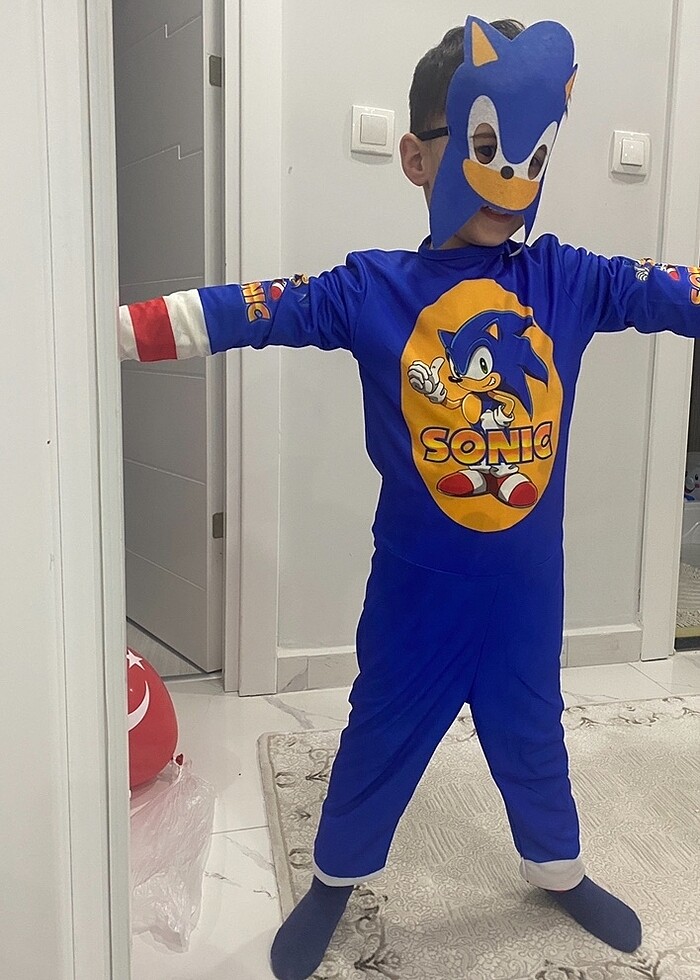 Sonic kostüm - Görsel 2