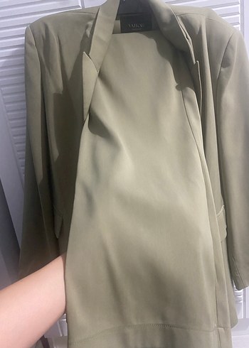 Haki Blazer Ceket Pantolon takım - Görsel 2