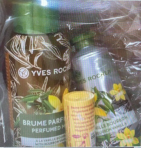 Yves Rocher Vanilyalı set