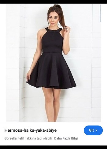Siyah Mini Kısa Elbise