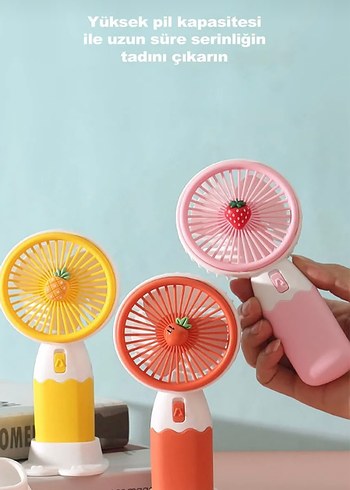 Diğer Renkli Taşınabilir Mini El Fanı