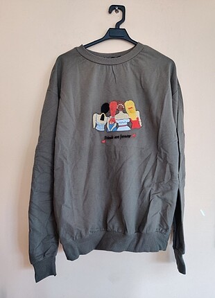 Etiketli Sweatshirt