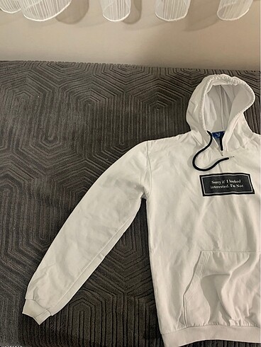 Diğer Beyaz kapşonlu sweat