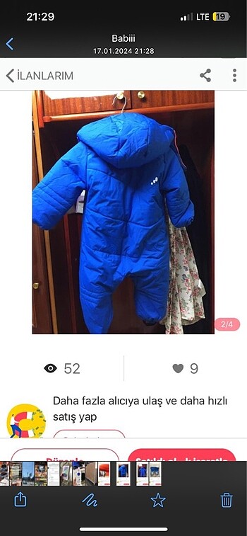 18-24 Ay Beden çeşitli Renk Kar tulumu