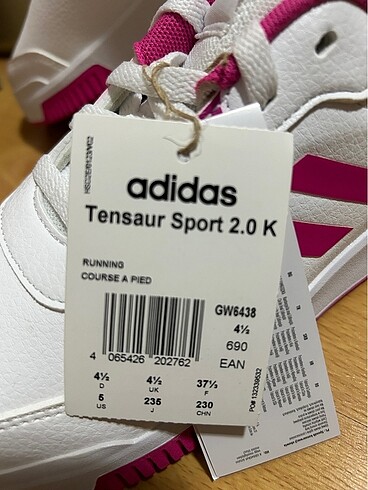 37,5 Beden Spor ayakkabı