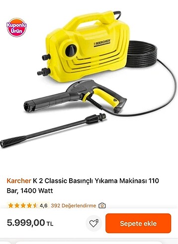 Karcher k2 clasic Basınçlı yıkama - Görsel 2