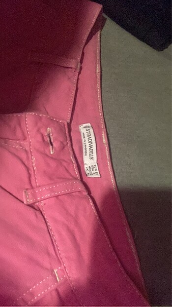 Stradivarius Stradivarius pembe pantolon