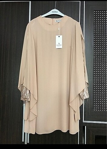 Abiye şifon tunik