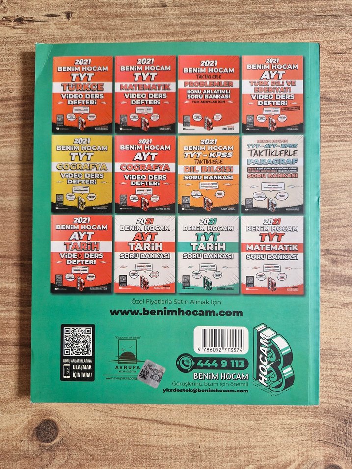 2021 Benim Hocam TYT Tarih Video ders Defteri - Görsel 2