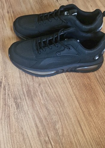 Letoon siyah spor ayakkabı - Görsel 4