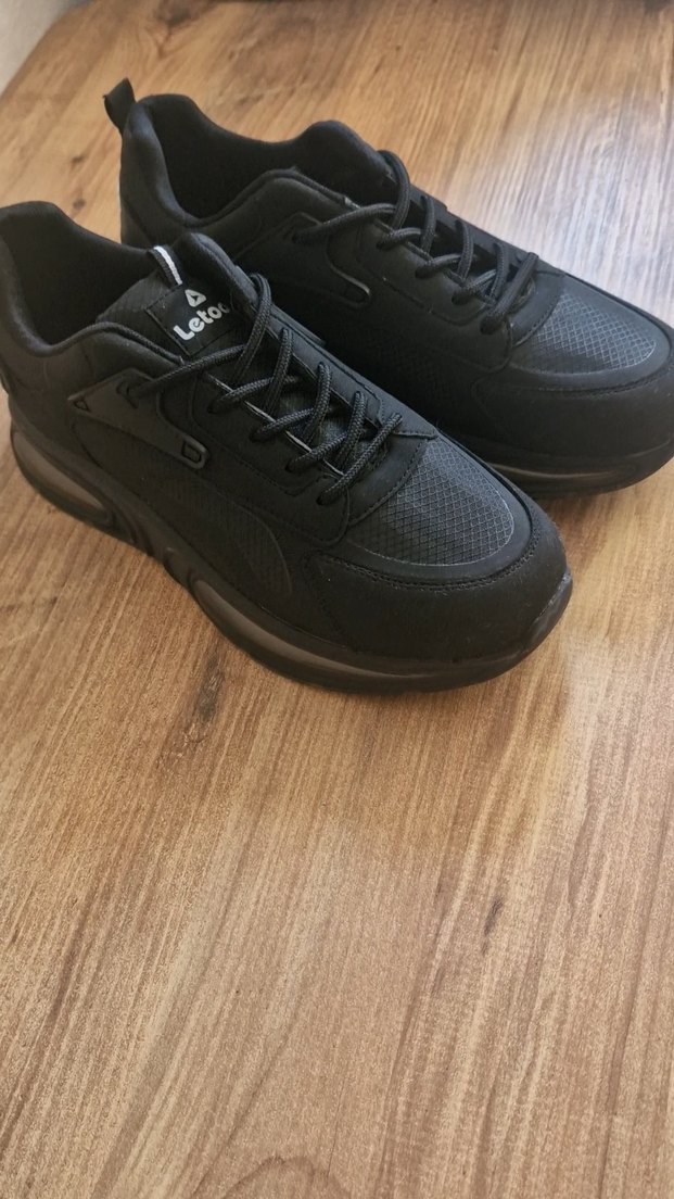 Letoon siyah spor ayakkabı - Görsel 3