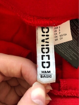 s Beden h&m eşofman altı kırmızı