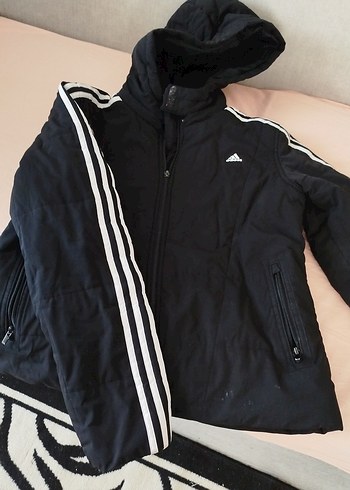13-14 Yaş Beden Siyah adidas mont