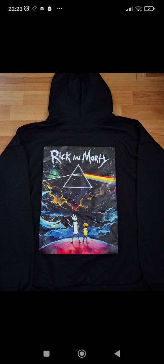 Siyah Kapüşonlu Rahat Kesim Sweatshirt - Görsel 4