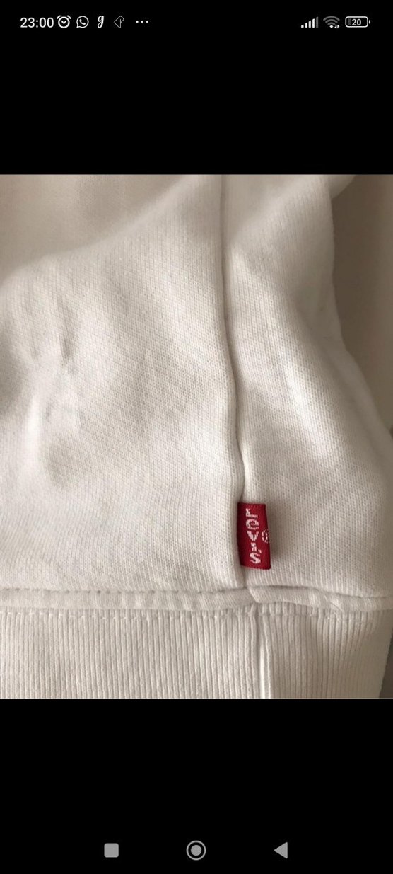 Levi's Kadın Beyaz Kapüşonlu Sweatshirt - Görsel 5