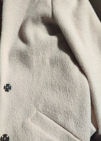 Bej Uzun Kadın Kaban - Görsel 6