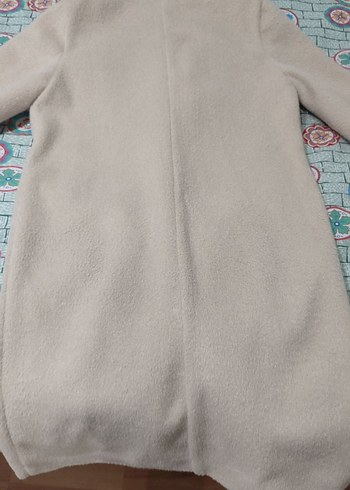 Bej Uzun Kadın Kaban - Görsel 7