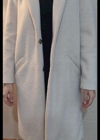 Bej Uzun Kadın Kaban - Görsel 2