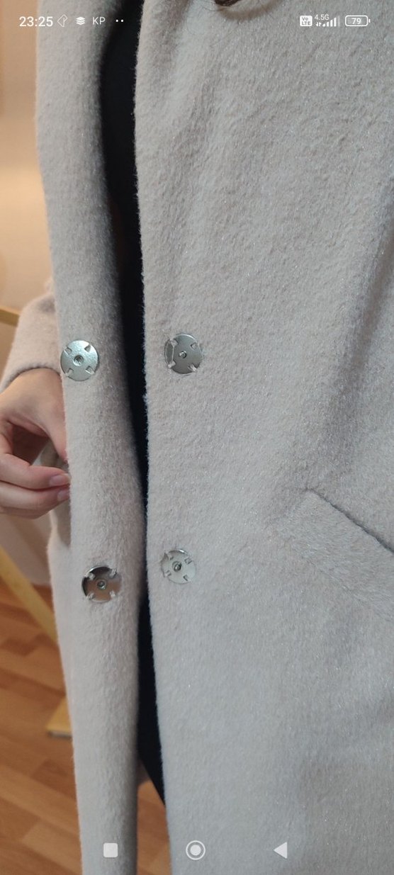 Bej Uzun Kadın Kaban - Görsel 3