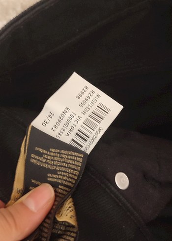 xs Beden Siyah renk mavi marka jean