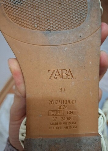 37 Beden Zara sandalet