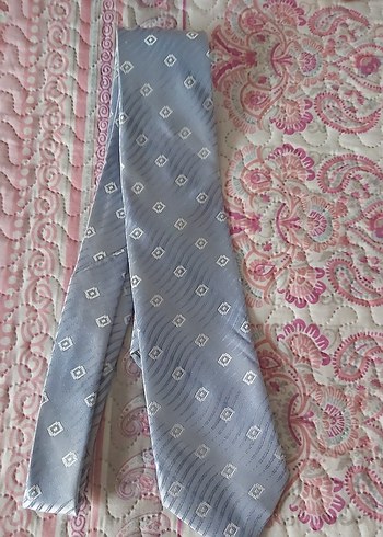 Buzmavi Desenli Erkek Kravat - Görsel 3