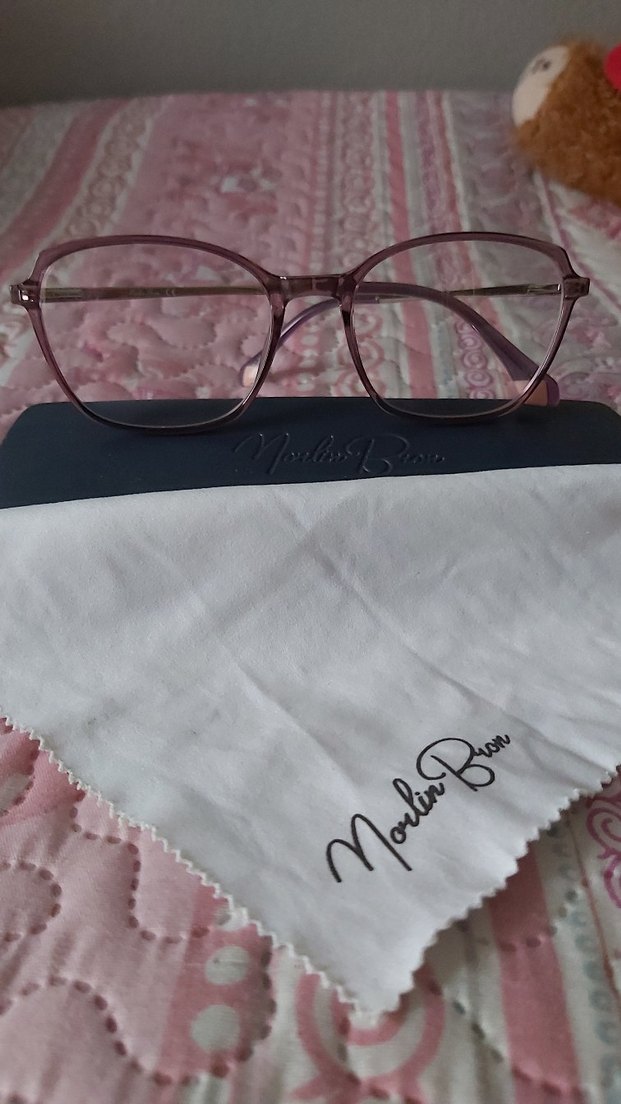 Morlin Bron Bordo Bohem Tarz Kadın Gözlüğü - Görsel 3