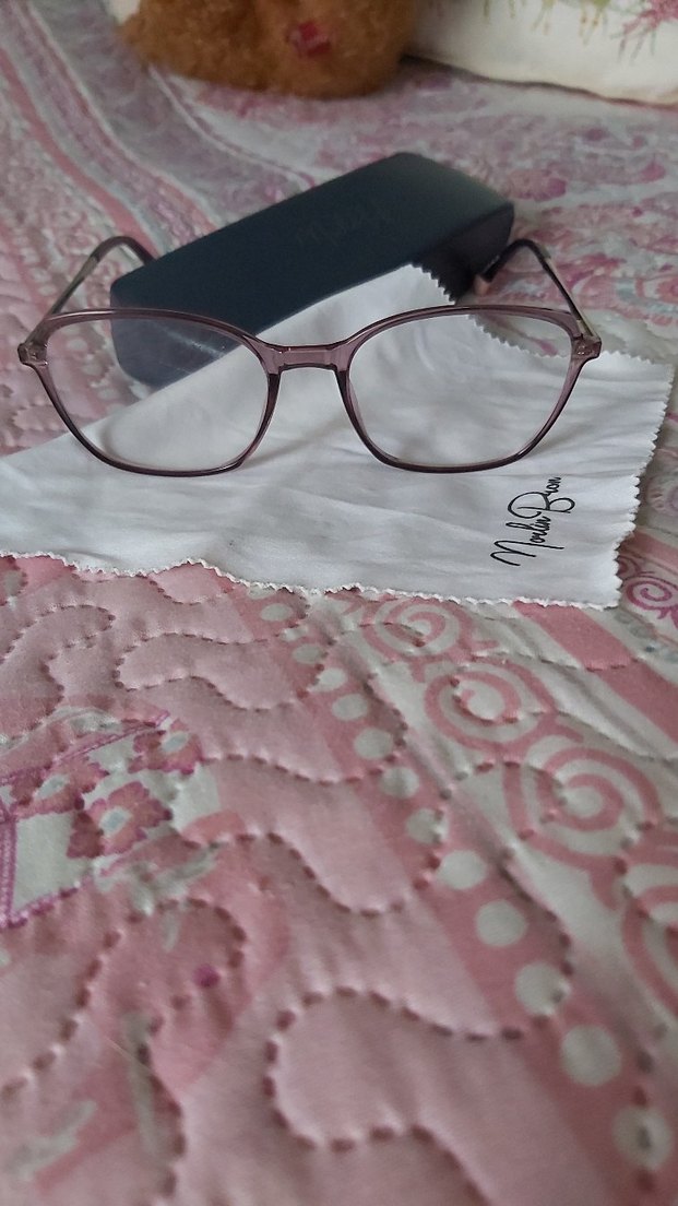 Morlin Bron Bordo Bohem Tarz Kadın Gözlüğü - Görsel 2