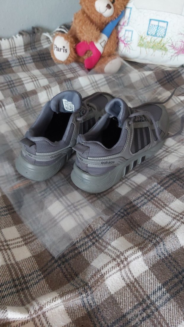 Gri Bağcıklı Erkek Spor Ayakkabı - Görsel 3