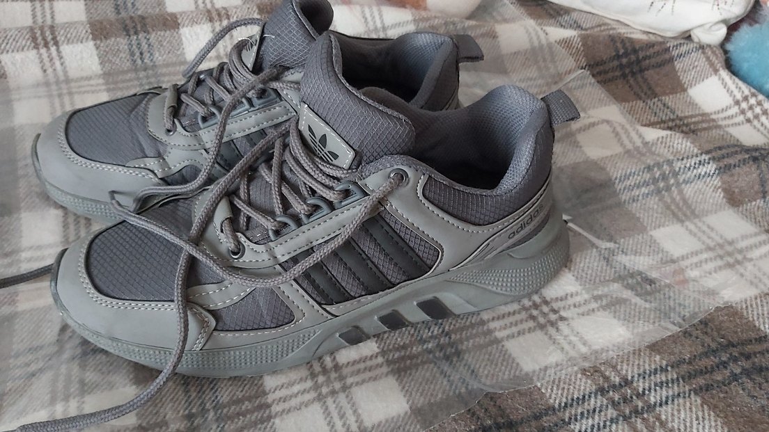 Gri Bağcıklı Erkek Spor Ayakkabı - Görsel 2